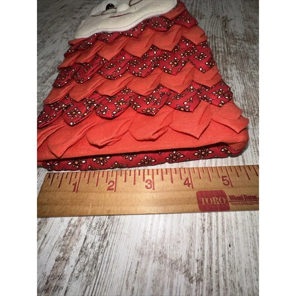 Vintage Christmas Mrs Santa Claus‎ Oven Mitt Potholder